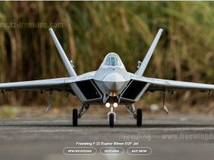 F-22 Raptor 80MM EDF Jet dengan Gyro