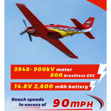 FMS 1100MM P-51 DAGO RED