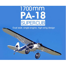 FMS 1700MM PA-18 SUPER CUB PNP WITH FLOATS/WHEELS AND REFLEX