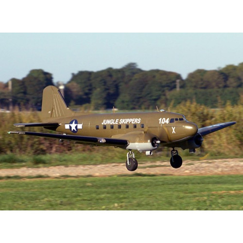 C-47 Skytrain Military Transport EPO 1600mm/63'' RC Plane PNP