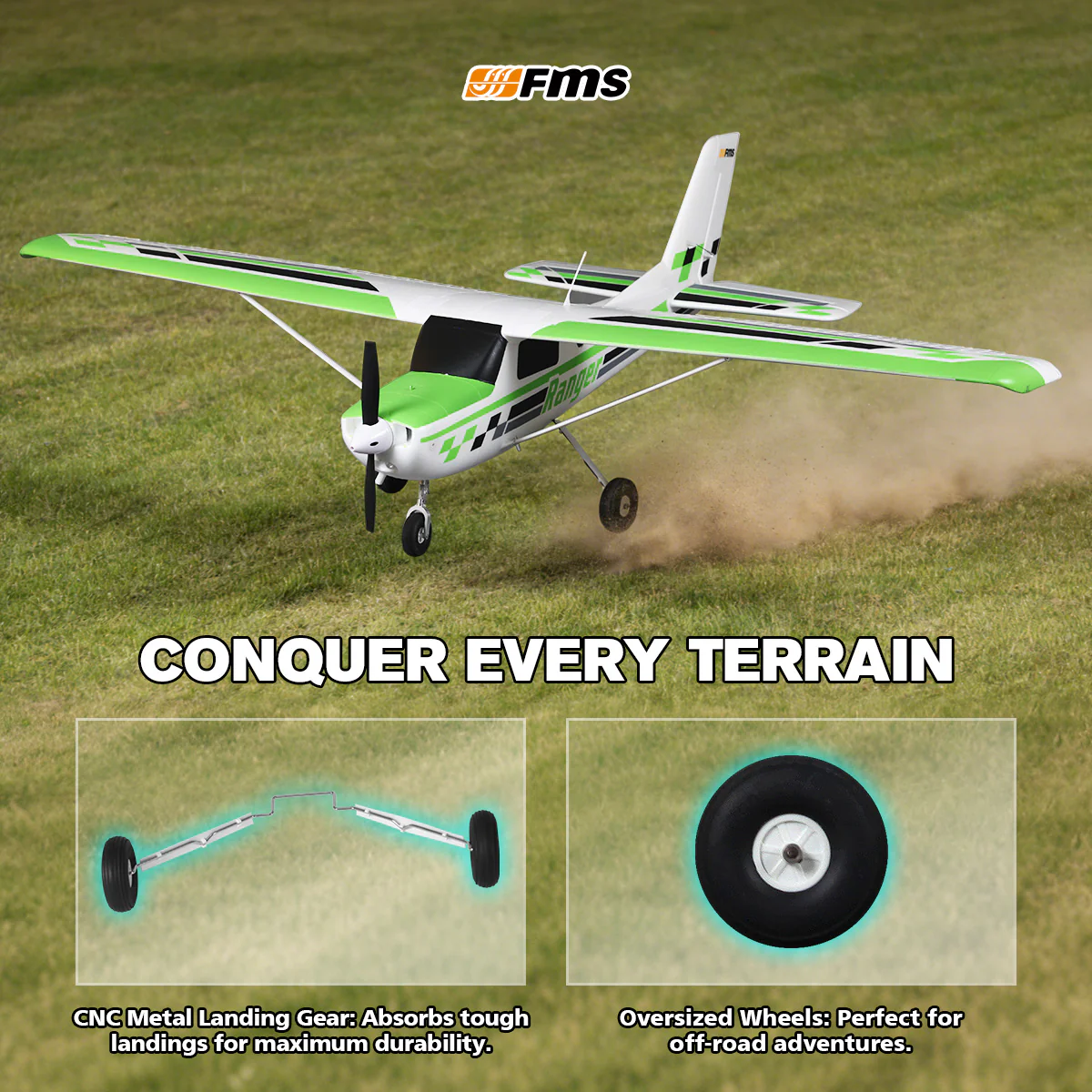 FMS Ranger 1800MM Trainer plane PNP - Image 6