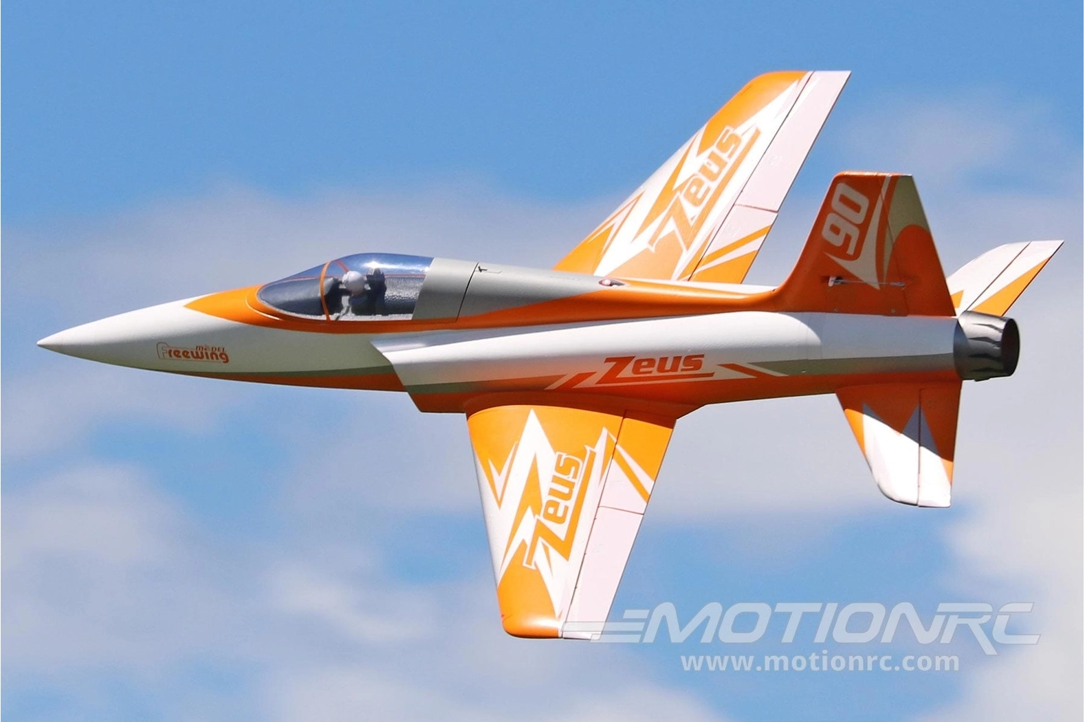 Freewing Zeus 90MM 6S EDF Sport Jet Orange PNP