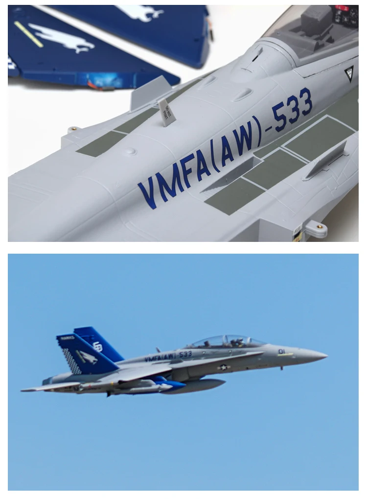 FMS F/A 18 F-18 Hornet 80MM RC Jet PNP - Image 9