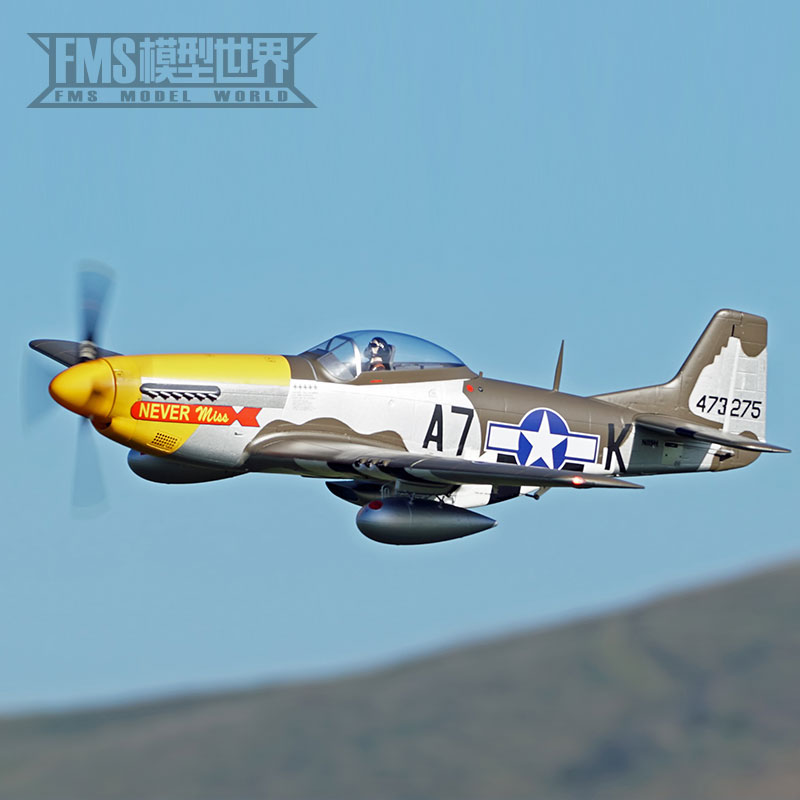 FMS P-51D Mustang 1500MM "Never Miss" Warbird PNP - Image 23