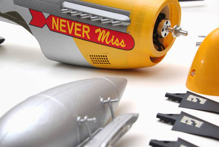 FMS P-51D Mustang 1500MM "Never Miss" Warbird PNP - Image 15